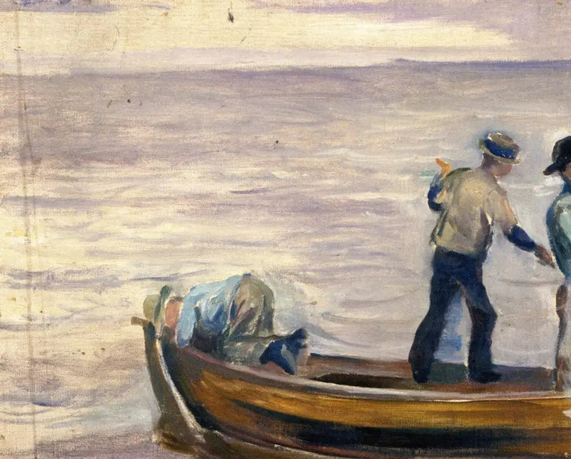 Boat with Three Boys - Edvard Munch