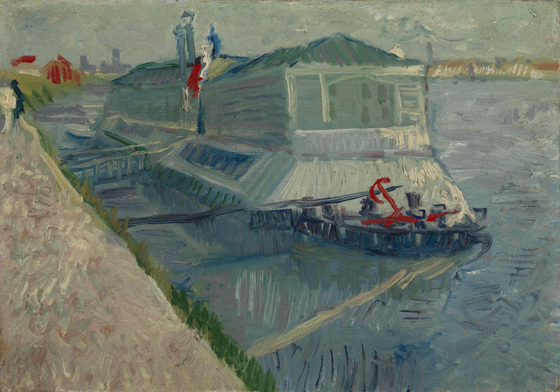 The Laundry Boat on the Seine at Asnières - Vincent van Gogh