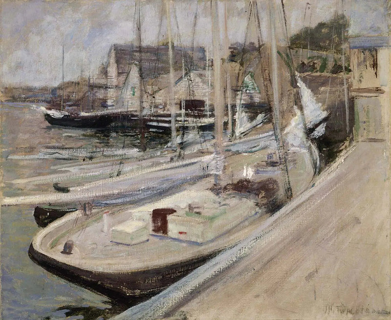 Gloucester Fishing Boats - John Henry Twachtman