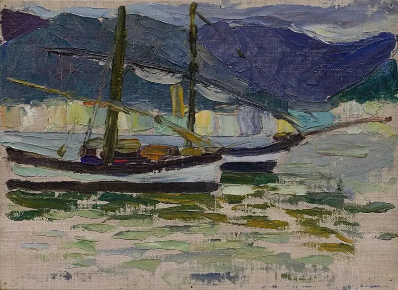 Fishing Boats, Sestri - Vassily Kandinsky