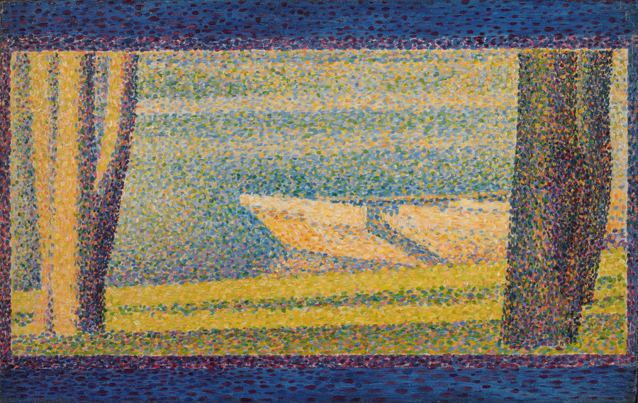 Boats and Trees Moored - Georges Seurat