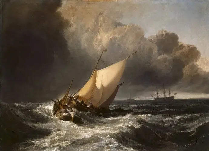 Dutch Boats in the Storm - J. M. W. Turner