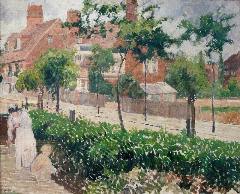Bath Road, London, (sketch) - Camille Pissarro