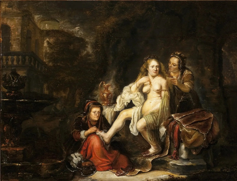 Bathsheba Receiving the Letter from David - Rembrandt