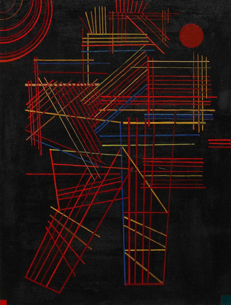 Colored Sticks - Vassily Kandinsky