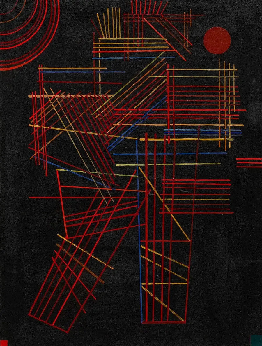 Colored Sticks - Vassily Kandinsky