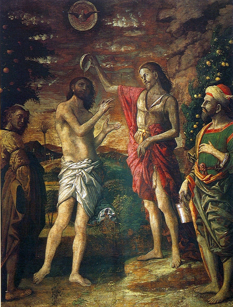 Baptism of Christ - Andrea Mantegna