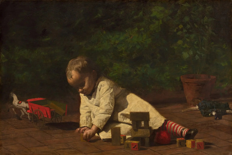 Baby Playing - Thomas Eakins