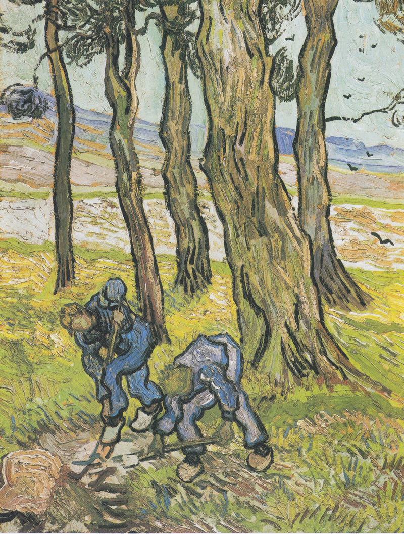 Two Diggers Among the Trees / The Diggers - Vincent van Gogh