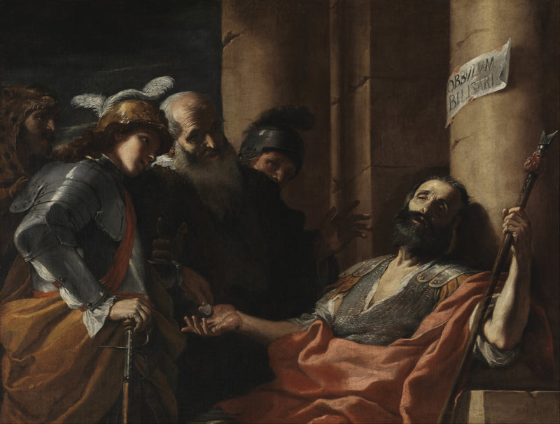 Belisarius Receiving Alms - Mattia Preti