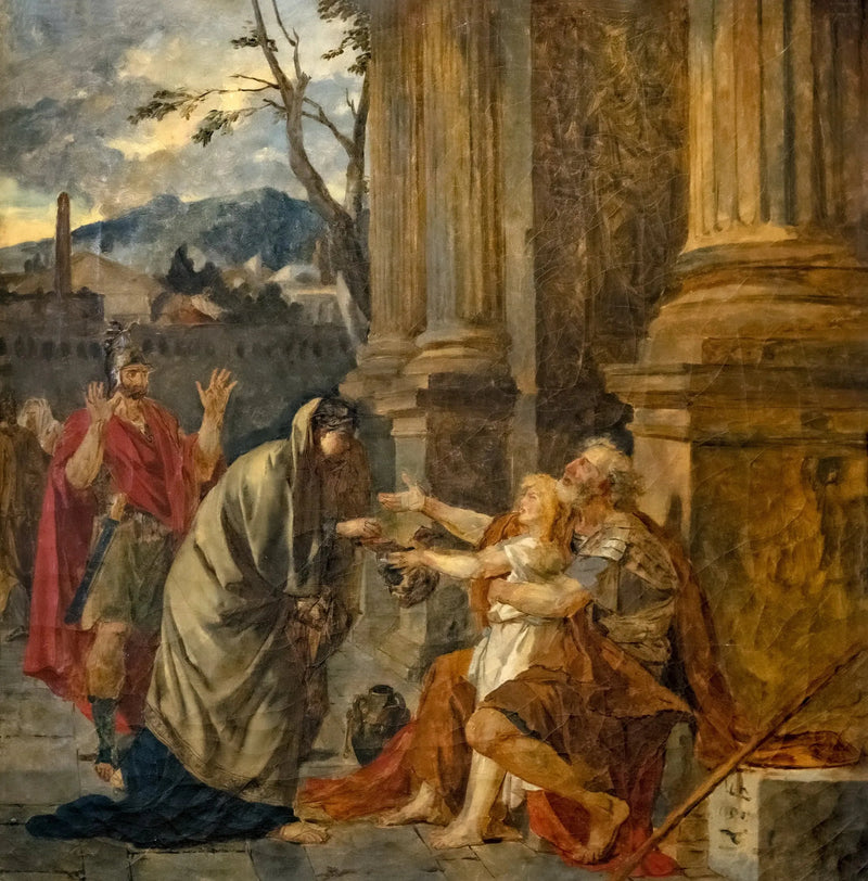 Belisarius Recognized by a Soldier - Jacques-Louis David