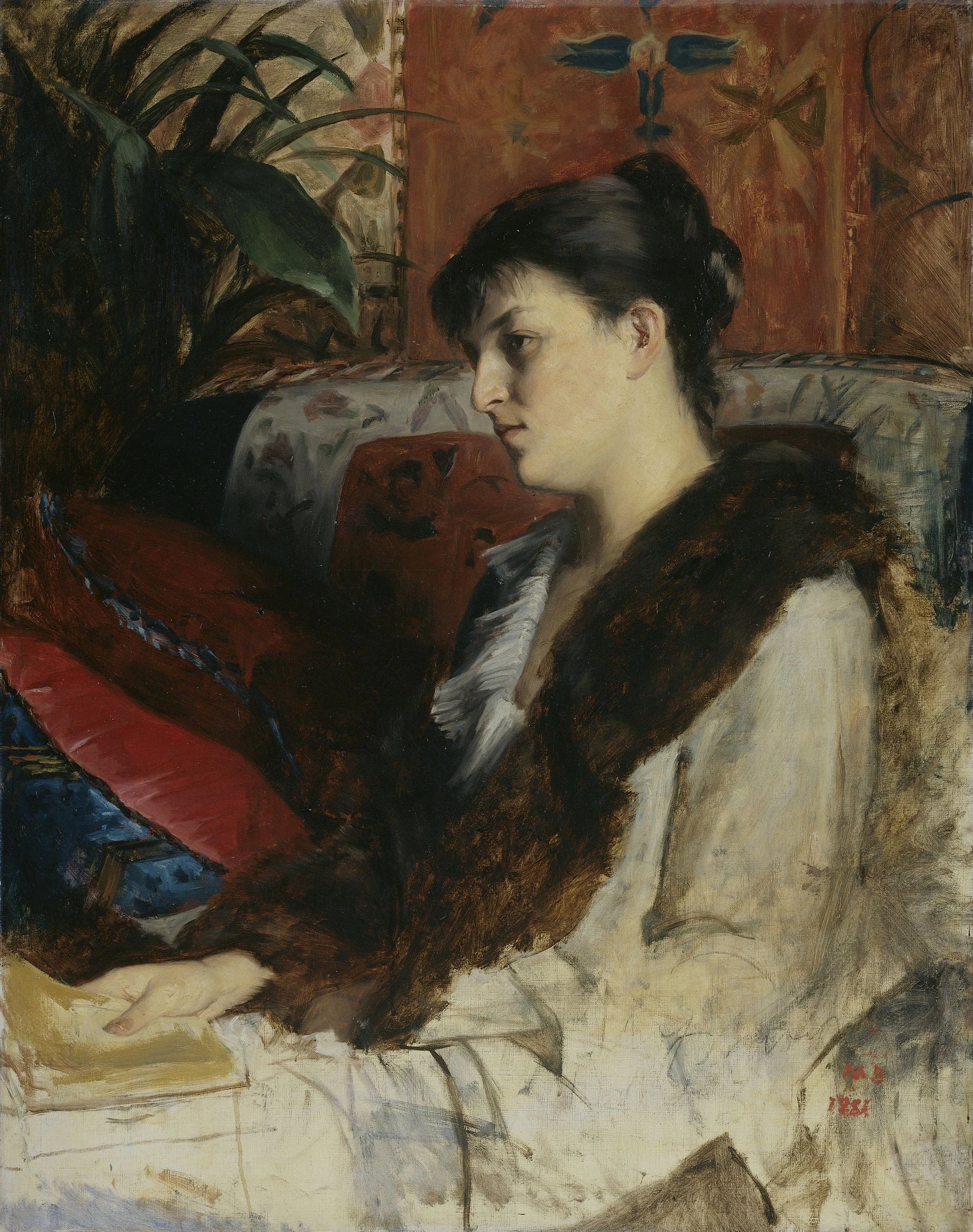 La belle-sœur du peintre - Marie Bashkirtseff
