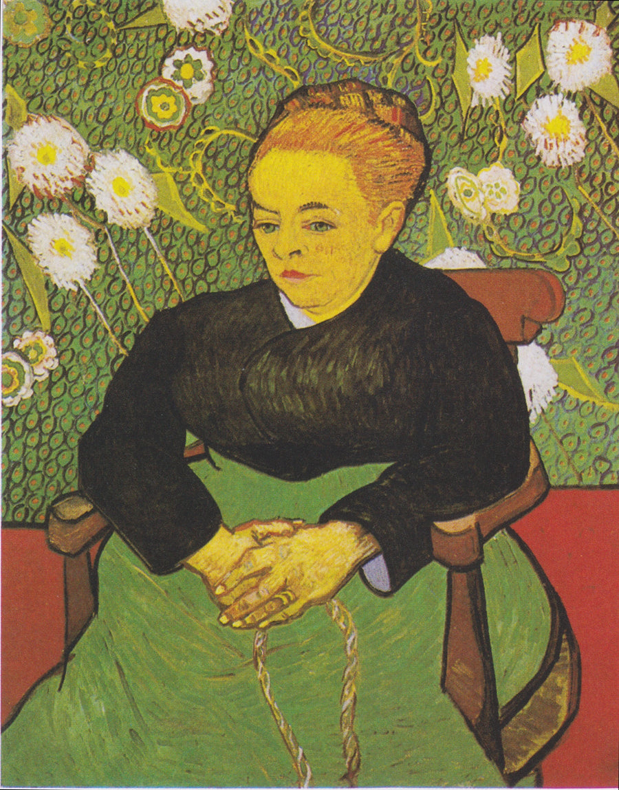 Lullaby: Madame Augustine Roulin rocking a cradle (The Lullaby) - Vincent van Gogh