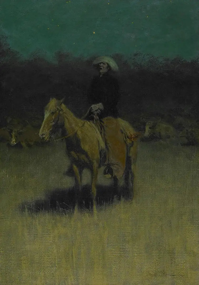 Lullaby of the Cowboy - Frederic Remington