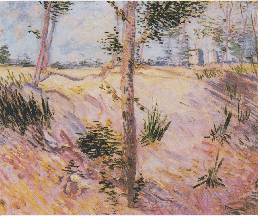 Trees on a Slope - Vincent van Gogh