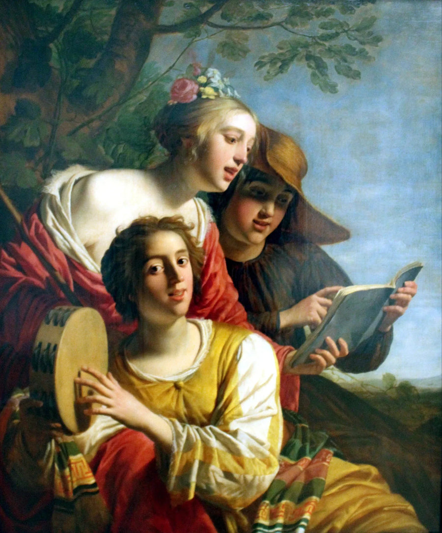 Singing Shepherdesses - Gerrit van Honthorst