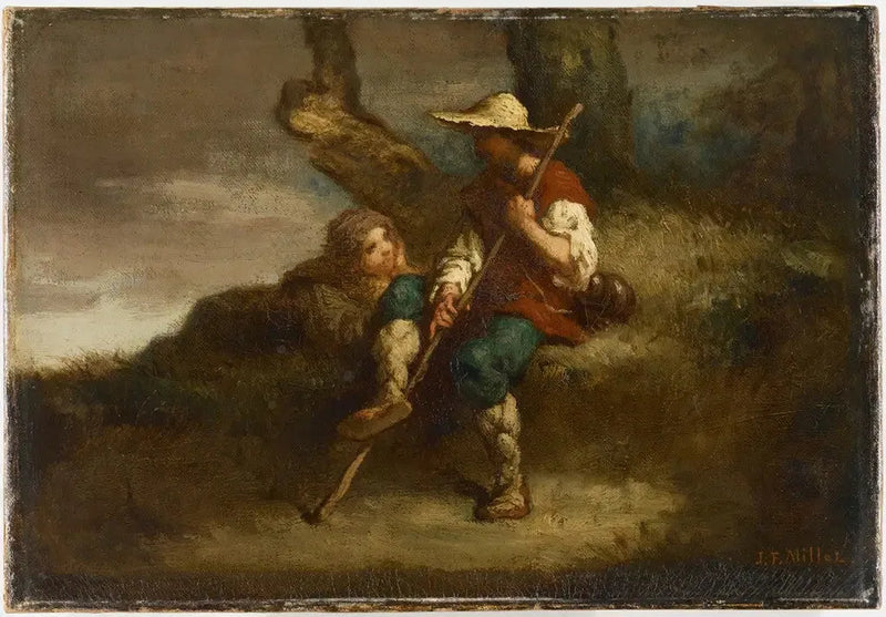 Shepherds Resting - Jean-François Millet