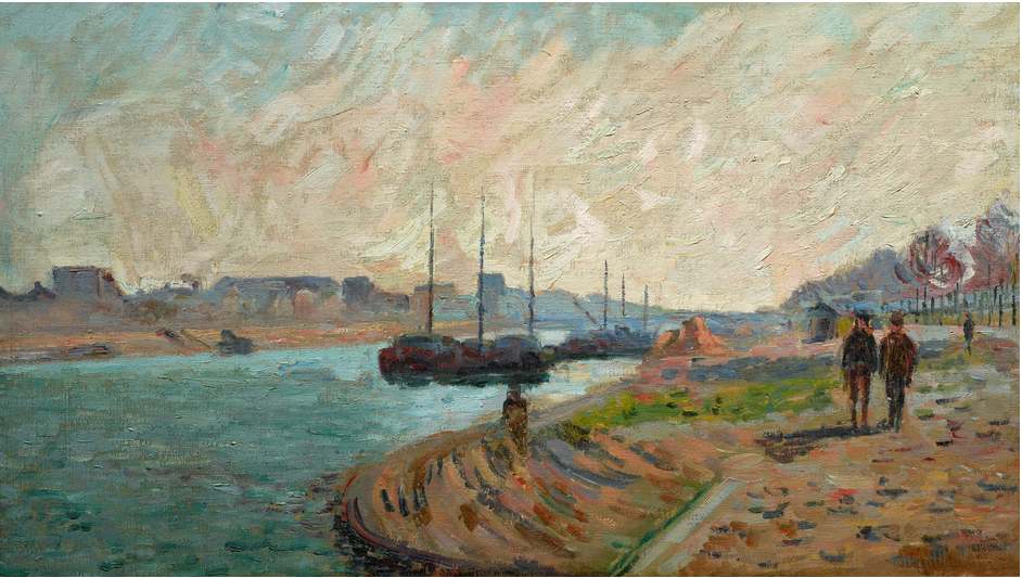 BERGES DE LA SEINE À PARIS - Armand Guillaumin - Alpha Reproduction