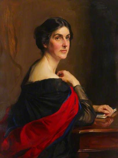 Bertha Phillpotts, DBC, MA, LHD, principal of Westfield College (1919–1921) – Philip de László
