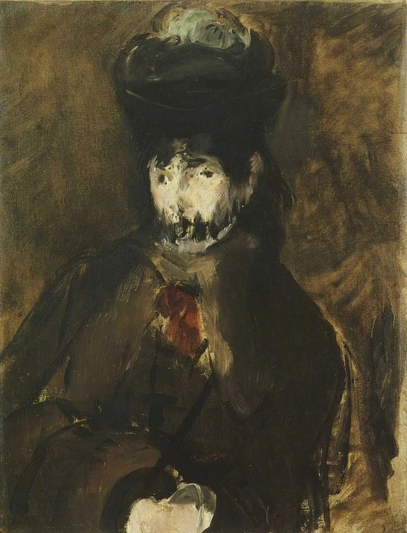 Berthe Morisot with a Fan - Édouard Manet