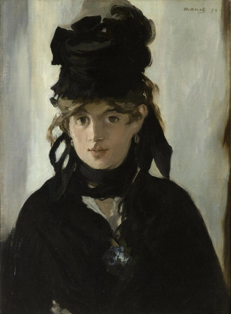Berthe Morisot with a bouquet of violets - Édouard Manet