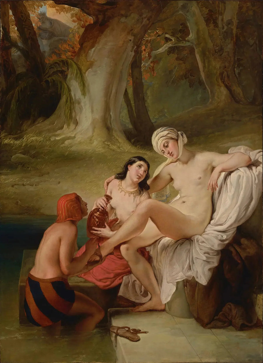 Bathsheba at Her Bath - Francesco Hayez