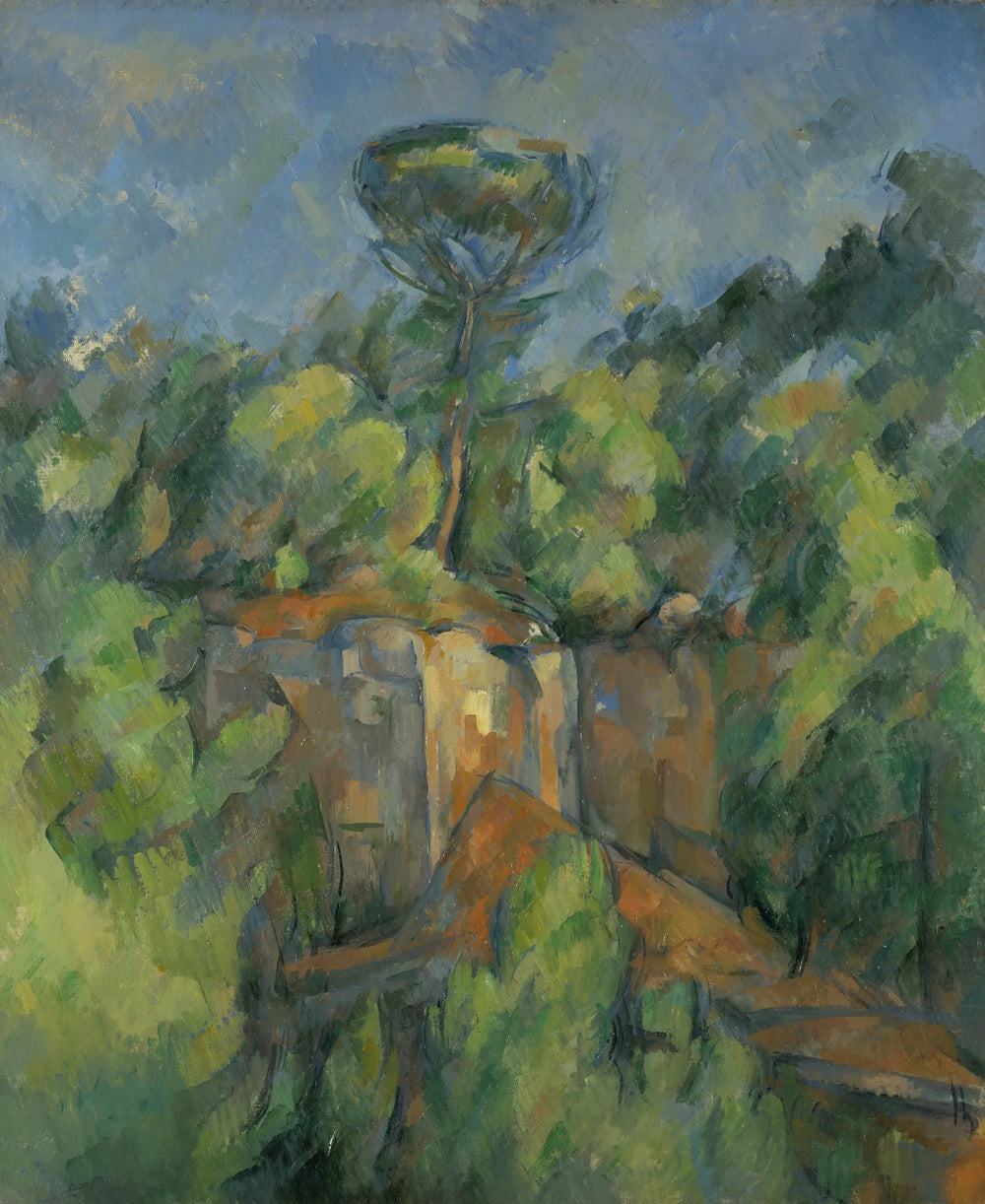 Bibémus Quarry - Paul Cézanne image 1 reproduction de peinture à l’huile