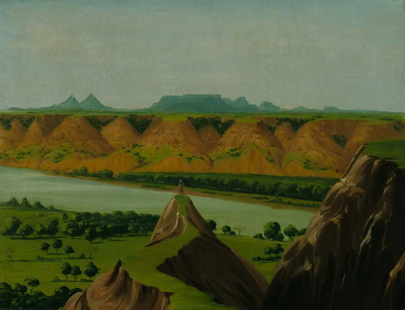 Big Bend on the Upper Missouri, 1900 miles above Saint Louis - George Catlin