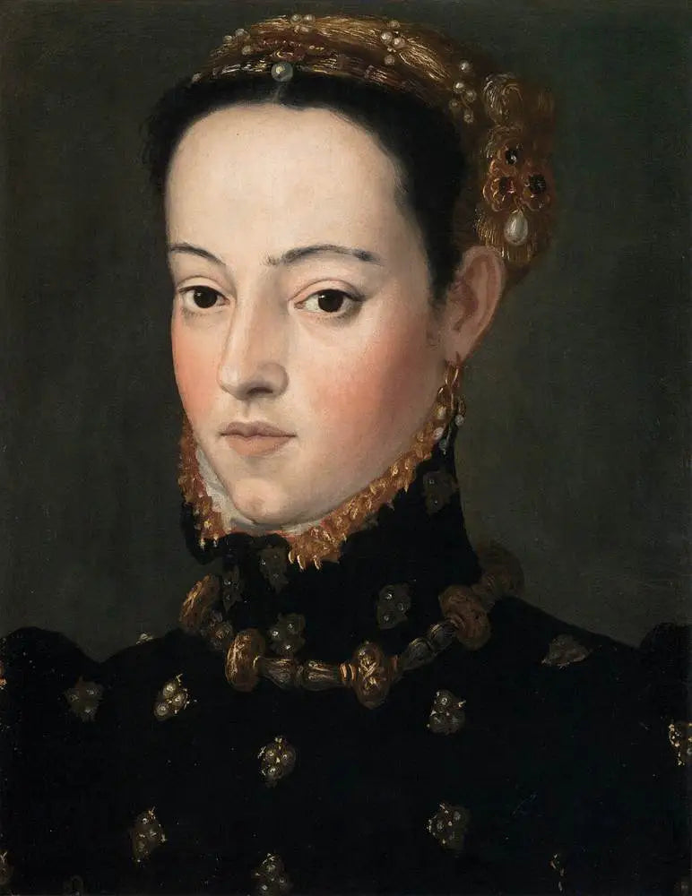 Portrait of an Archduchess (Archduchess Helena or Barbara?) - Giuseppe Arcimboldo