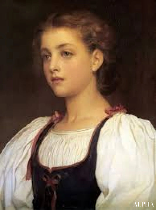 Biondina - Frederic Leighton Reproductions of paintings in oil paint