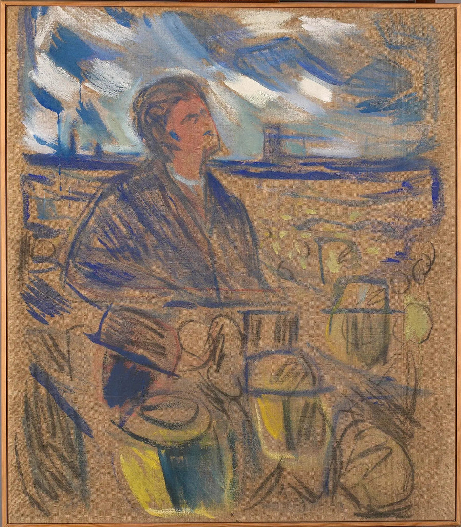 Bjørnstjerne Bjørnson Addressing the People - Edvard Munch