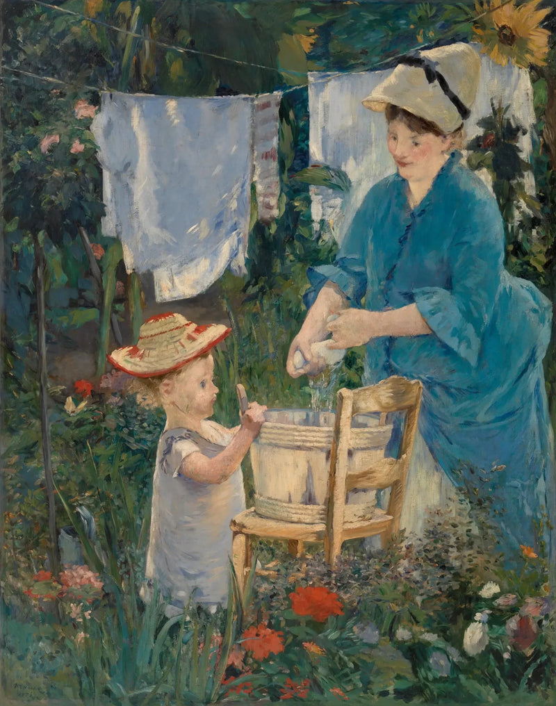 Laundress (The Linen) - Édouard Manet