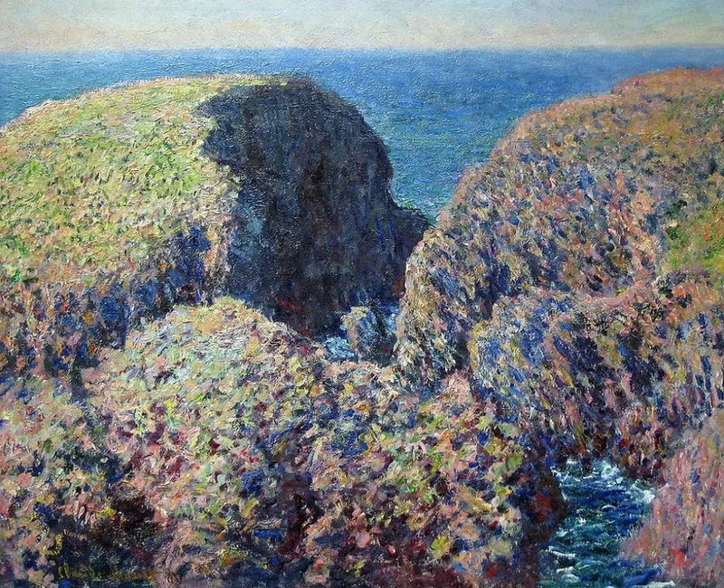 Rock formation, Belle-Île - Claude Monet