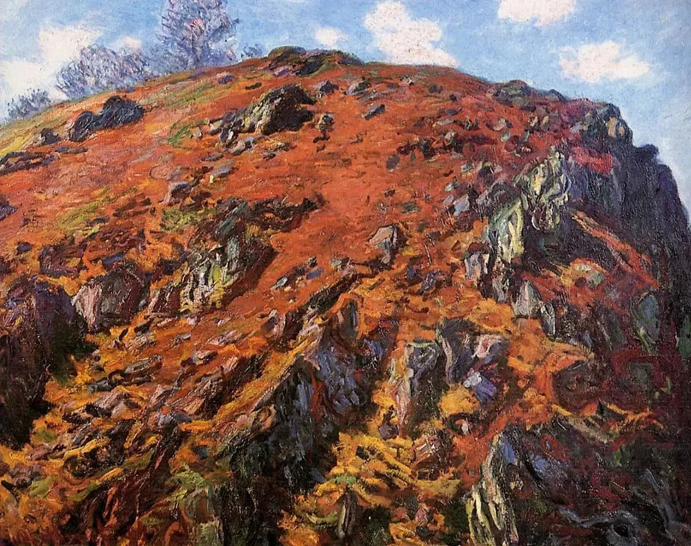 Le Bloc étude de rochers dans la Creuse W1228 par Claude Monet