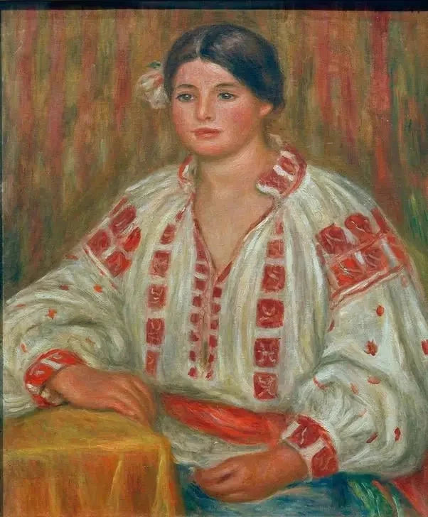 The Bulgarian Blouse - Pierre-Auguste Renoir