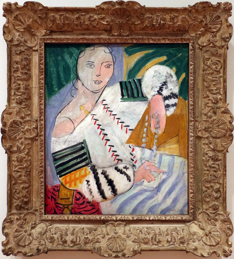 Romanian blouse with green sleeves - Henri Matisse