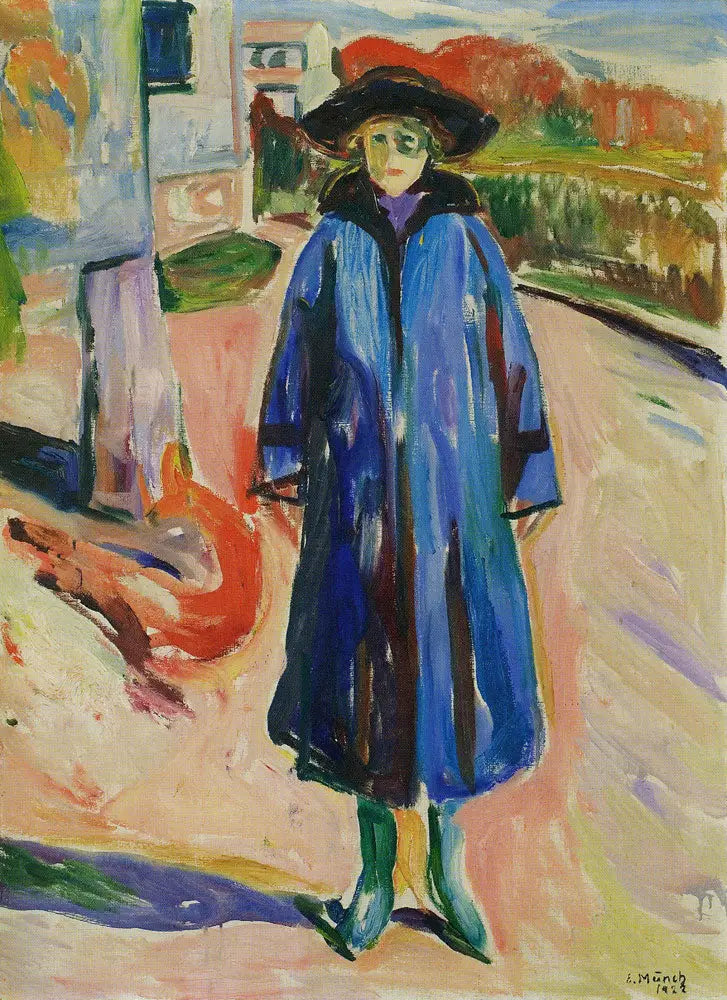 Blue Jacket in the Sun - Edvard Munch