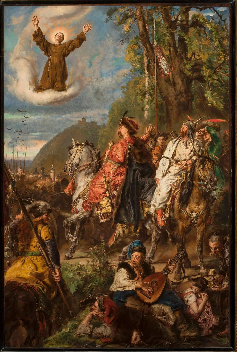 Bohdan Khmelnitski with Tugay Bey near Lviv. - Jan Matejko