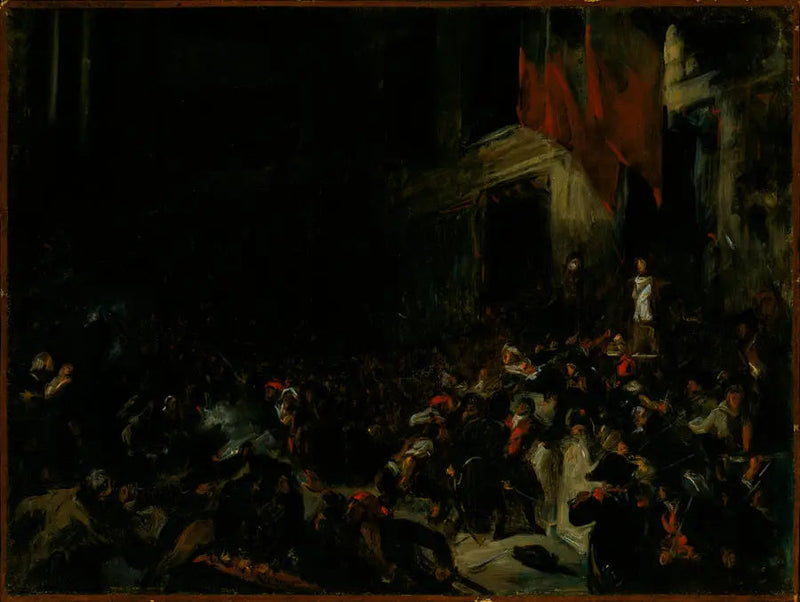 Boissy d'Anglas at the Convention - Eugène Delacroix
