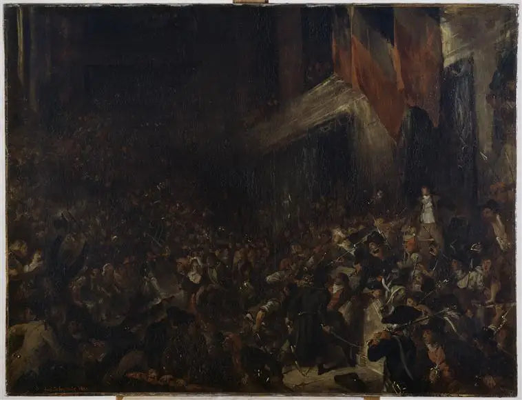 Boissy d'Anglas at the Convention - Eugène Delacroix