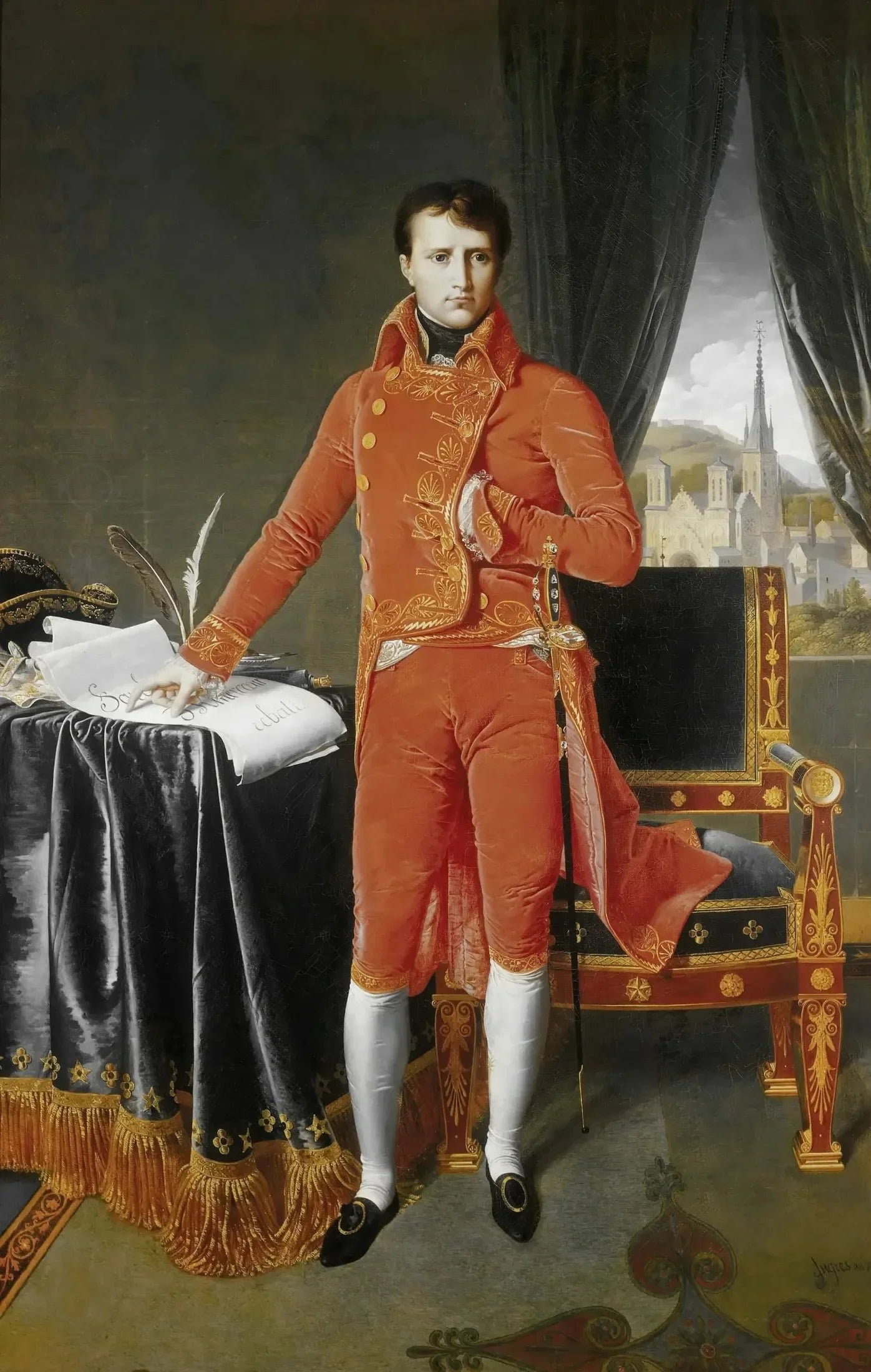 Bonaparte, Premier Consul - Jean-Auguste-Dominique Ingres image 1 tableau peint à l’huile sur toile