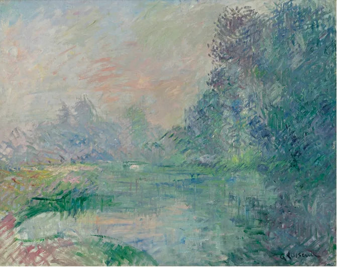 BORD DE L'EURE, Morning Effect - Gustave Loiseau