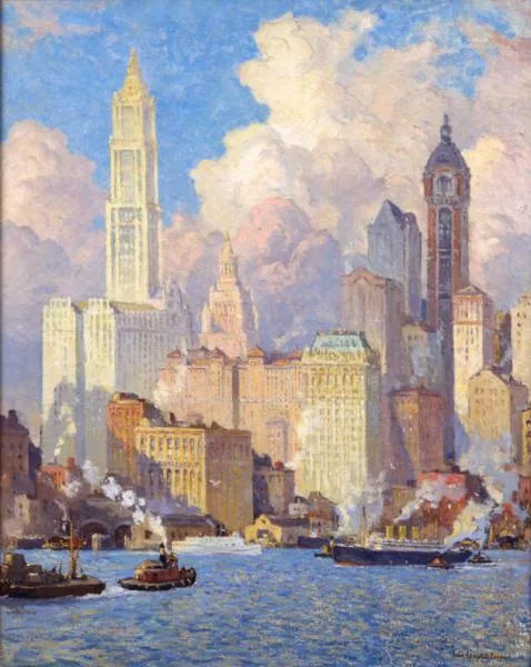 Hudson River, New York - Colin Campbell Cooper