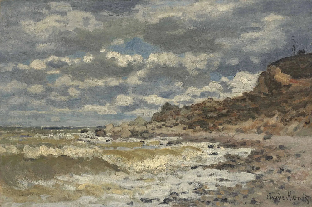 Bord de mer à Sainte-Adresse - Claude Monet image 1 reproduction de peinture à l’huile