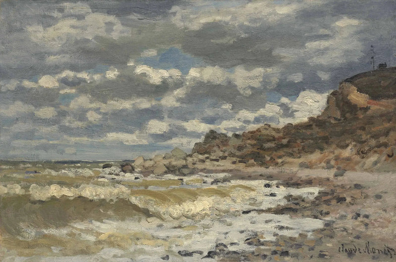 Seaside at Sainte-Adresse - Claude Monet