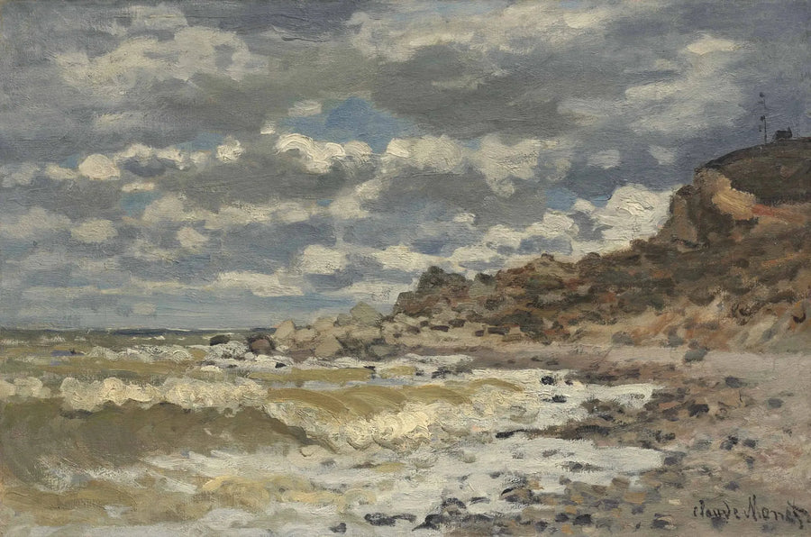 Seaside at Sainte-Adresse - Claude Monet