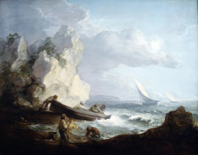 Seaside with Fishermen - Thomas Gainsborough