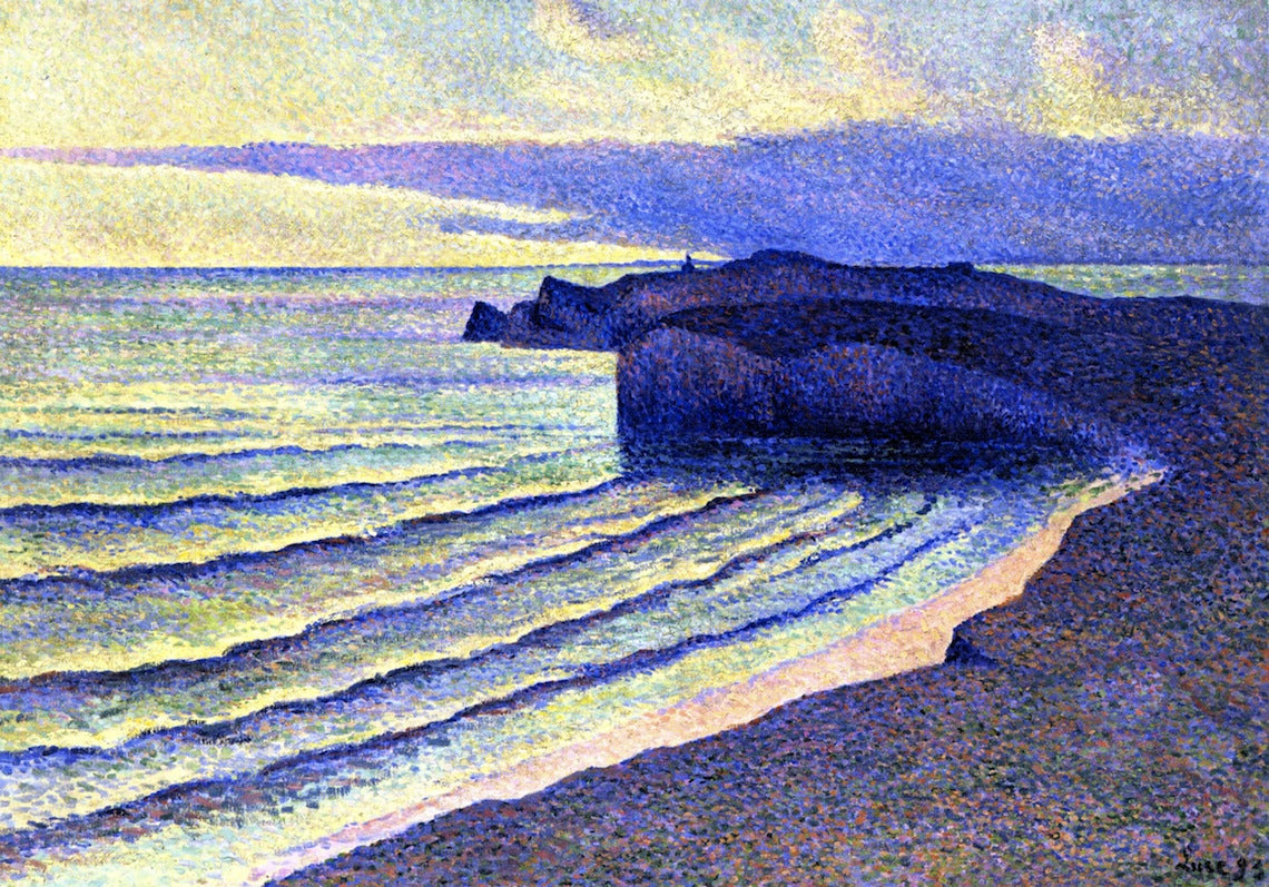 Bord de mer la pointe du Toulinget - Maximilien Luce - Alpha Reproduction