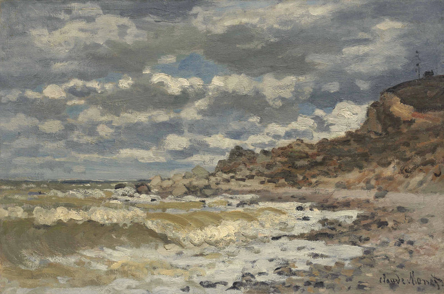 Seaside in Sainte-Adresse W113 - Claude Monet