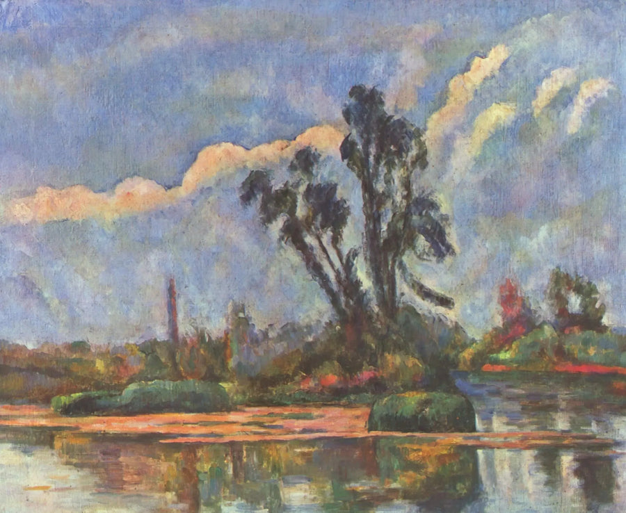 Banks of the Oise - Paul Cézanne